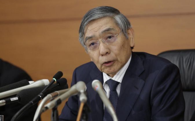 El gobernador del Banco de Japón, Haruhiko Kuroda.