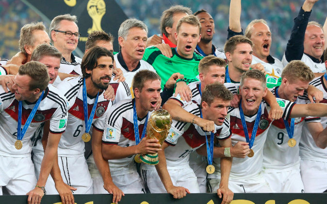 Alemania, última selección en ganar el Mundial de fútbol.