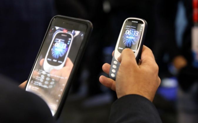 Teléfonos Nokia en la Feria Mobile WC Barcelona.
