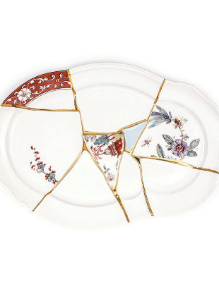 giratorio provocar sólido El arte de la mesa de Seletti, una vajilla a partir de piezas rotas unidas  con oro