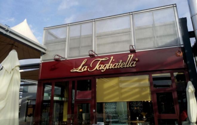 Restaurante La Tagliatella en el centro comercial Nassica, en Getafe...