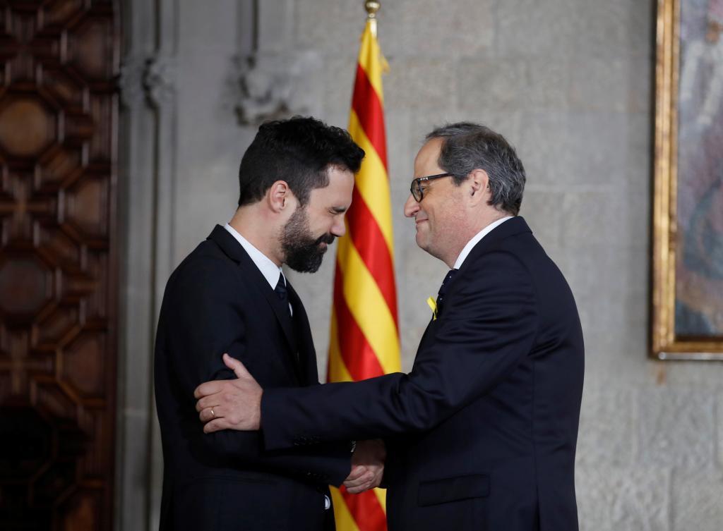 Quim Torra era elegido esta semana presidente de Catalua gracias a...