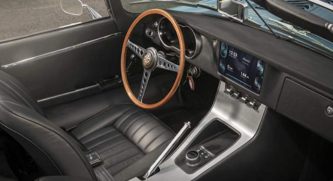 Interior del Jaguar E-Type Concept Zero