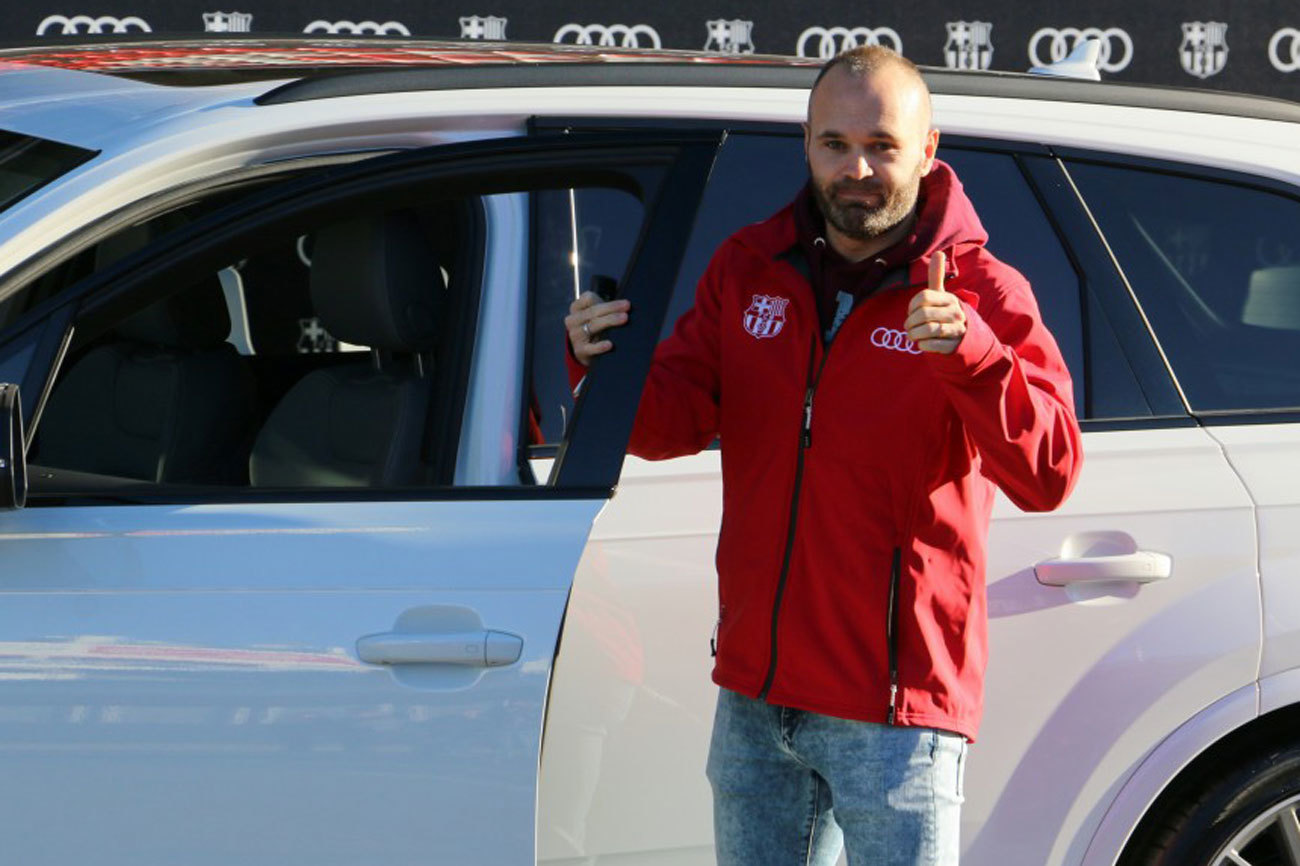 Andrés Iniesta ha comprobado al volante del Audi SQ7, el SUV diésel...