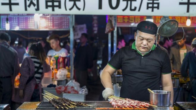 Un mercado en China en una imagen de archivo.