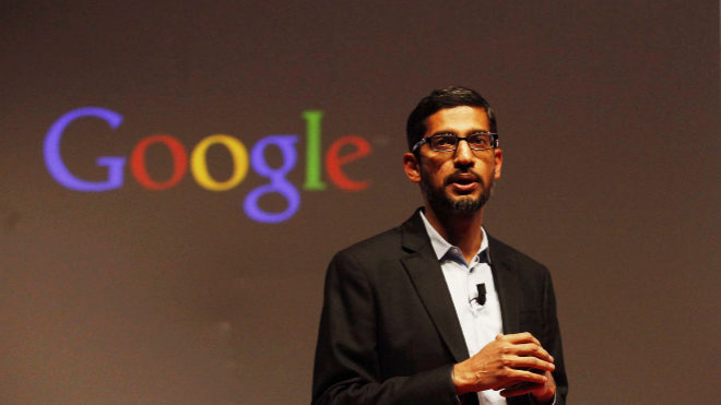 Sundar Pichai, consejero delegado de Google.