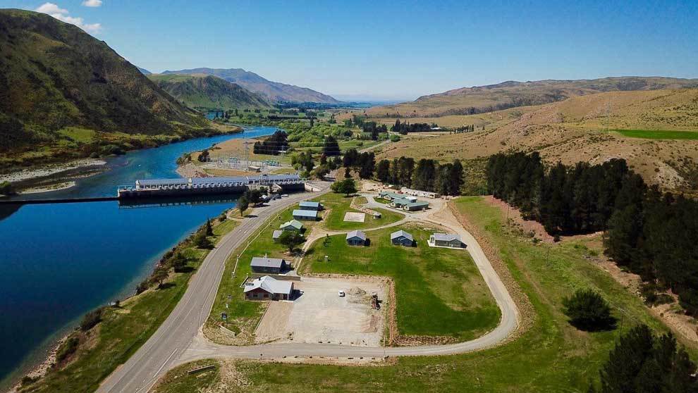 Lake Waitaki Village, ubicado en la Isla Sur de Nueva Zelanda, está a...
