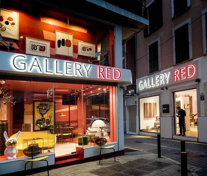 tilstrækkelig Tilsyneladende luft Gallery Red, la galería de arte que vende piezas únicas de Warhol, Basquiat  y Damien Hirst en Mallorca