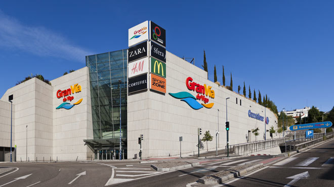 Centro comercial Gran Va de Vigo, propiedad de Lar Espaa.