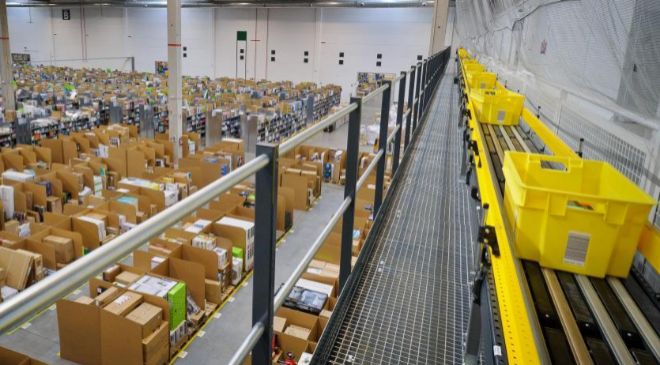 Centro logístico de Amazon en San Fernando de Henares (Madrid)