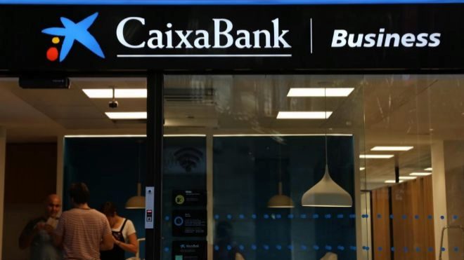 Oficina de Caixabank Business en Barcelona.