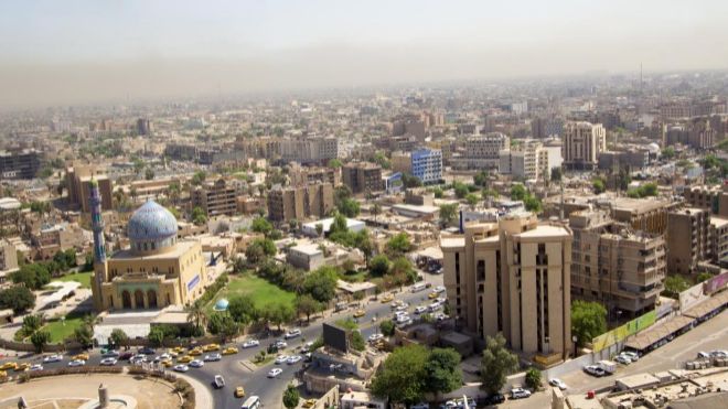 Panormica de Bagdad, capital de Irak.