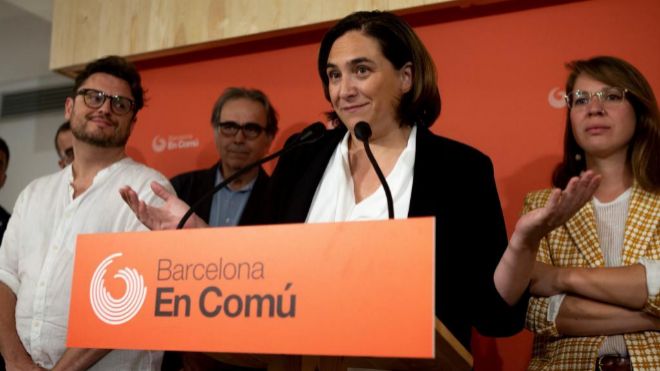 La alcaldesa en funciones de Barcelona Ada Colau.