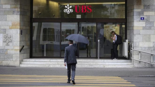 Sede de UBS en Zurich (Suiza).