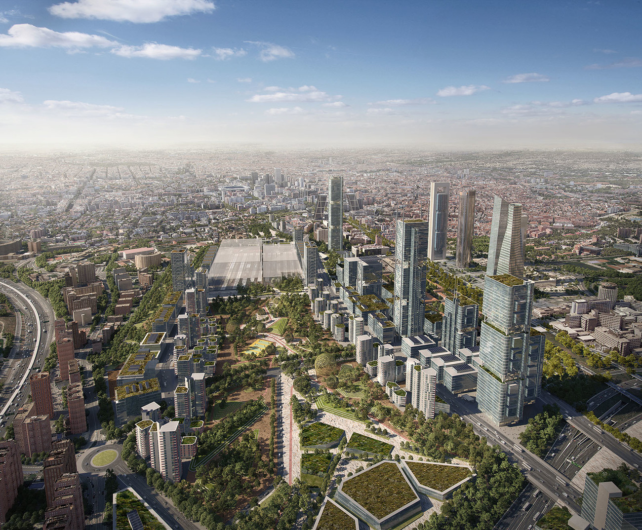 Madrid Nuevo Norte ha sido diseado como un modelo de ciudad compacta...