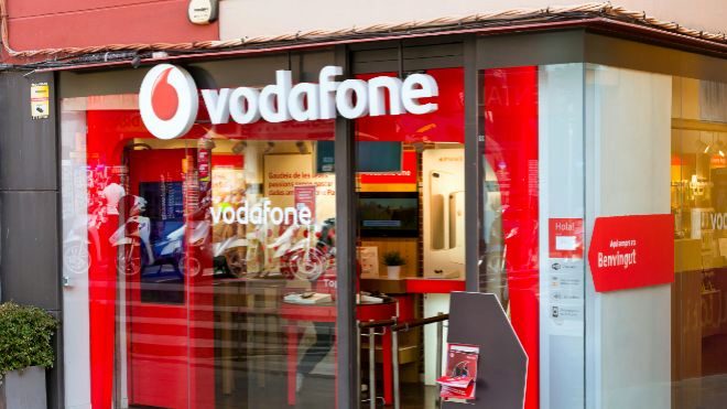 Tienda de Vodafone en Blanes (Girona).