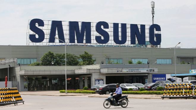 Instalaciones de Samsung Electronics en Vietnam.