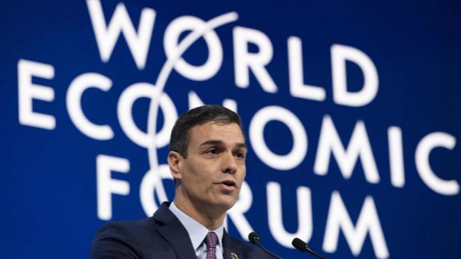 Foro Davos 2020: Pedro Sánchez, en el Foro de Davos: &quot;El crecimiento  económico a cualquier coste es inaceptable&quot; | Economía