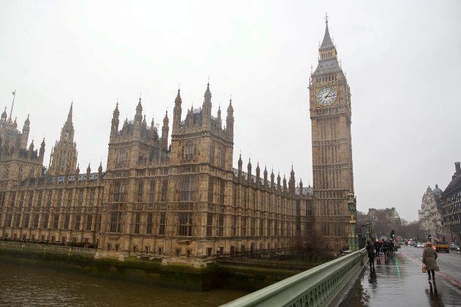 Parlamento britnico y Big Ben en Londres.