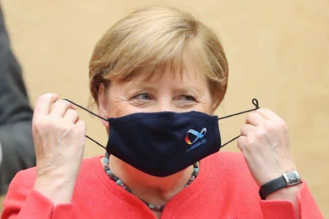 Angela Merkel es la canciller alemana.