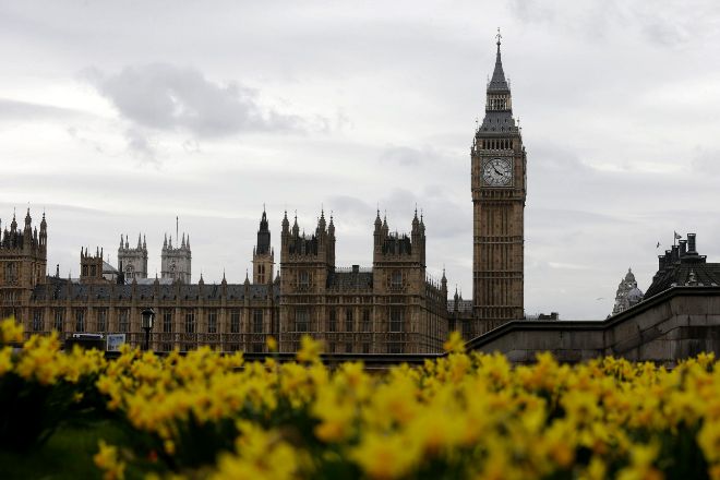 Vista del Parlamento britnico.