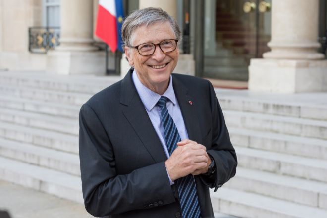 Bill Gates, fundador de Microsoft y ejemplo de liderazgo.