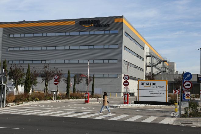 Centro logístico de Amazon en Barcelona.