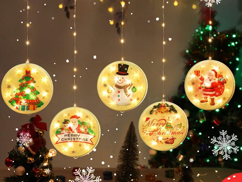 decoración navideña de la Sagrada Familia para interiores y adorno navideño artificial iluminado y duradero con luces LED Decoraciones navideñas con escena de natividad juego de natividad navideña 