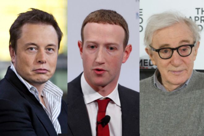 Los juegos de Elon Musk, Zuckerberg y Woody Allen