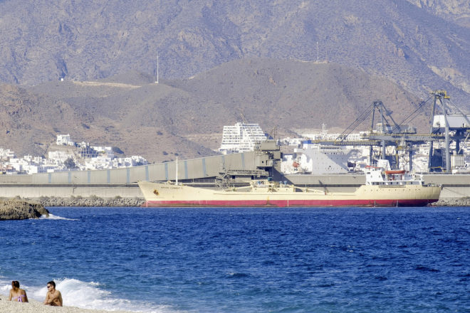 Imagen del puerto de Carboneras, en Almera.