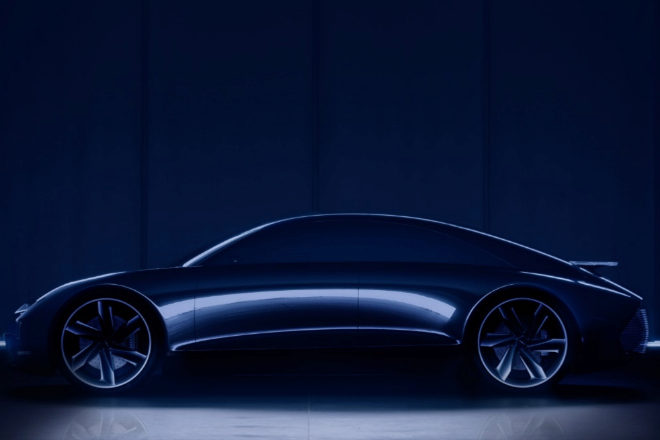 El concept car Hyundai Prophecy, una de las últimas "obras" de Eduardo Ramírez.