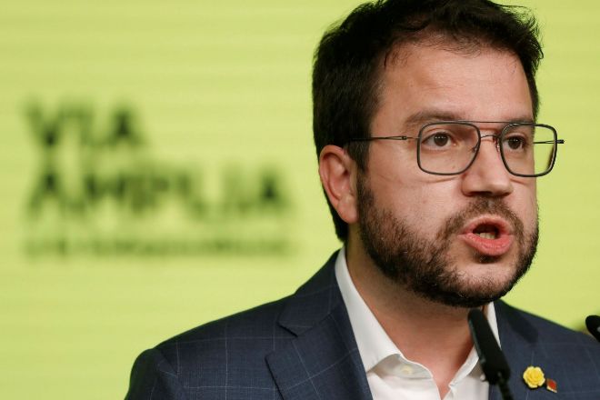 El candidato de ERC a la presidencia de la Generalitat Pere Aragonès.