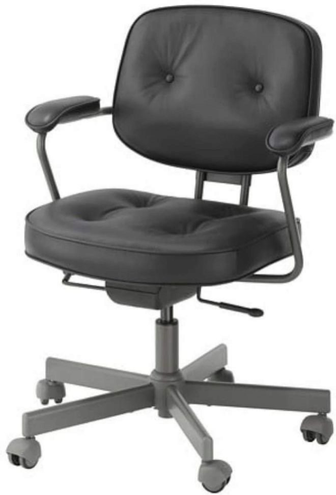 La silla Alefjll en negro (299 euros).