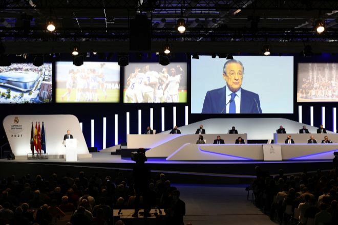 Florentino Pérez: "El Real Madrid ayudará a los clubes que quieran pedir créditos en condiciones inmejorables"