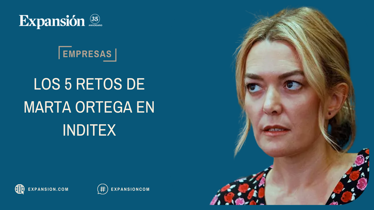 Los 5 retos de Marta Ortega en Inditex