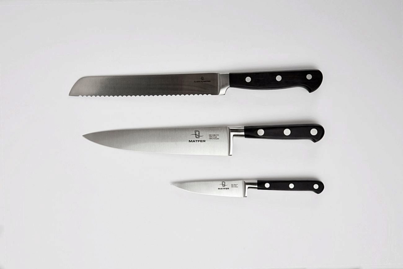 Fabricados en China y Francia, los tres cuchillos profesionales que...