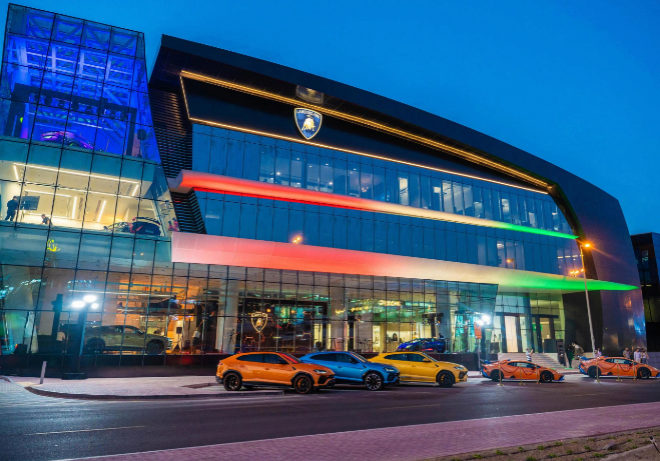 Efímero. Lamborghini se aloja en el hotel ME by Meliá de Dubai hasta finales de enero.