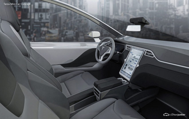 En el interior. Minimalismo Tesla con una pantalla central de grandes dimensiones desde la que controlar la gran mayoría de funciones del vehículo.