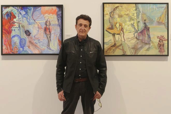 Manolo García expone 60 obras escultóricas y pictóricas.