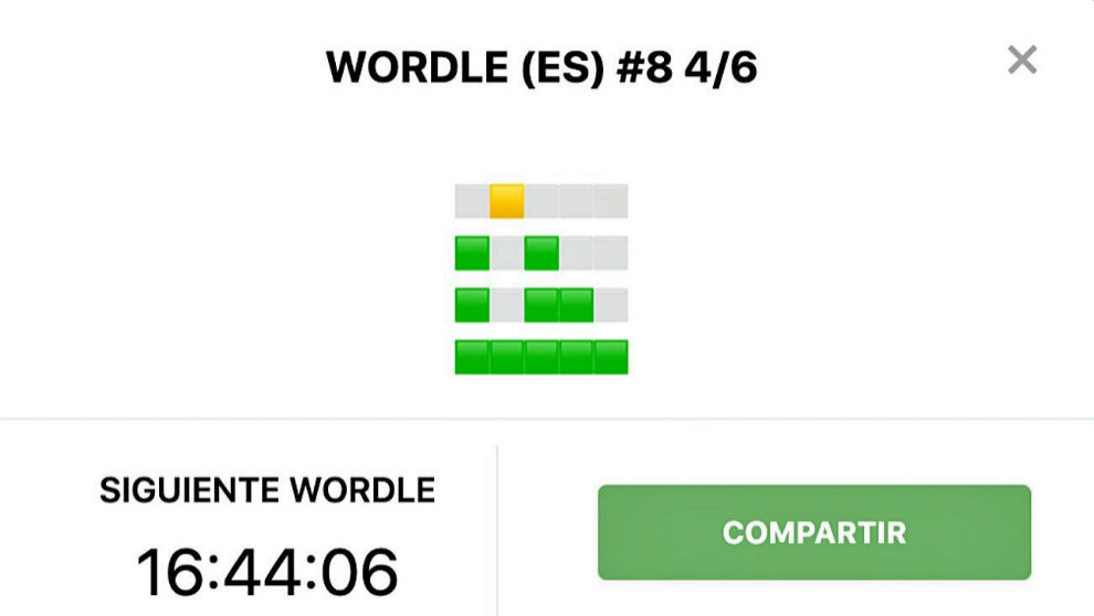 Engancha. El reto que propone Wordle es adivinar qu palabra de cinco...