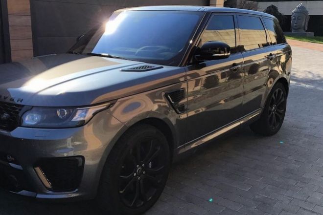 Así luce el Range Rover Sport de Cristiano en su Instagram.