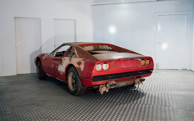 Vista trasera. Ferrari 308 GTsi Project de 1982.
