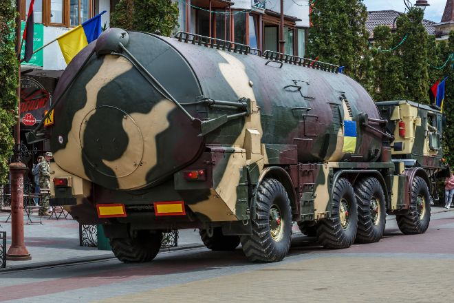 Camión militar ucraniano.
