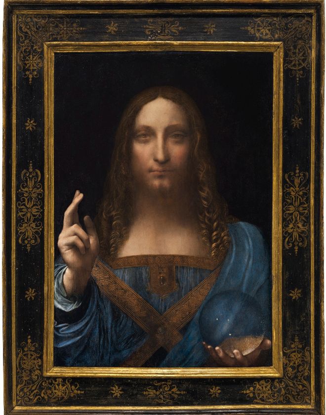 "Salvator Mundi" de Leonardo Da Vinci.
