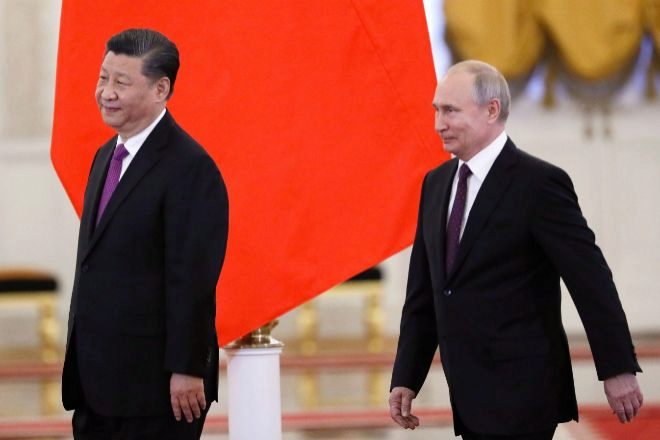El presidente ruso, Vladimir Putin y su homólogo chino, Xi Jinping, en una imagen de archivo.