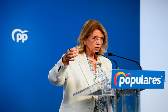 La vicesecretaria de Política Sectorial del PP, Elvira Rodríguez.