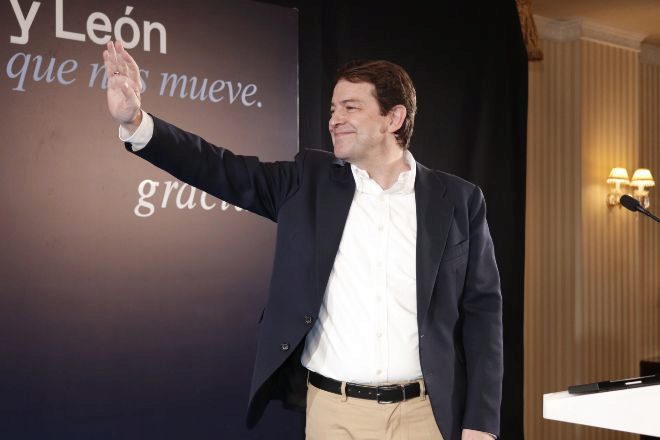 El candidato a la Presidencia de la Junta de Castilla y León por el PP  Alfonso Fernández Mañueco.