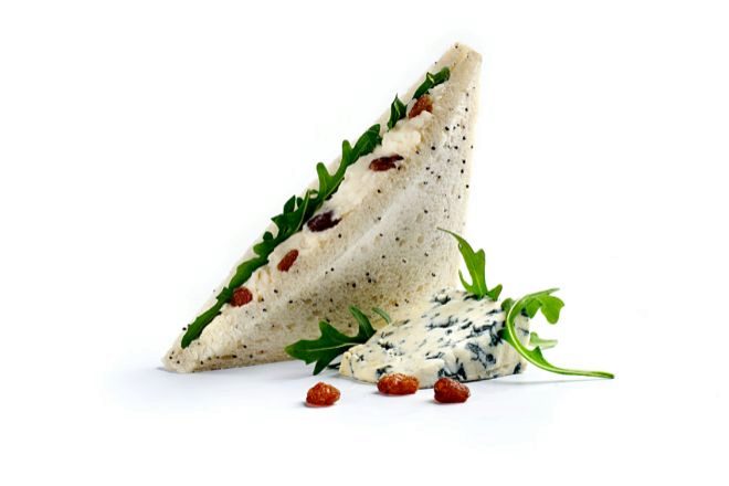 Sandwich de queso azul y rcula, el favorito de los valencianos.