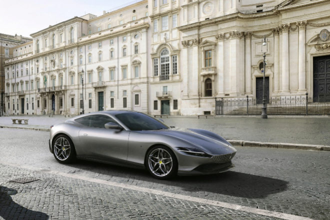 Modelo Ferrari Roma.