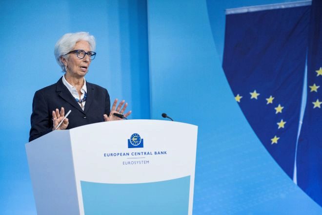 Christine Lagarde es la presidenta del BCE.